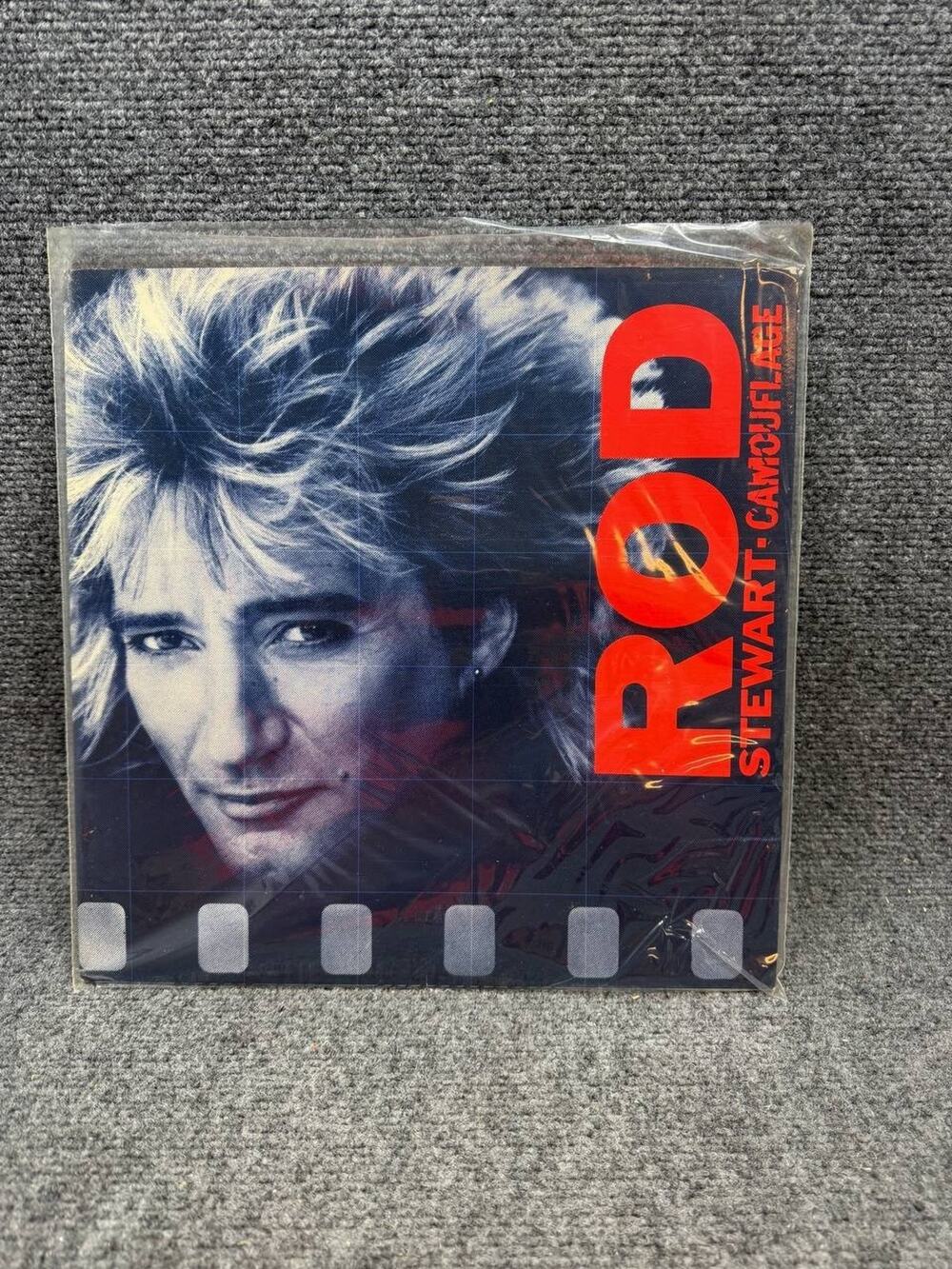 Rod Stewart Camouflage LP Vinyl 1984 Warner Bros USA Pressing